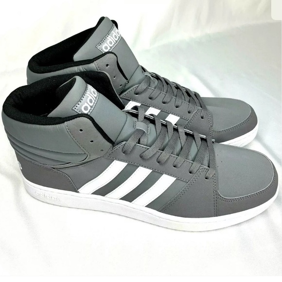 adidas Other - Adidas Mens Size US 13 VS Hoops Mid Grey and White